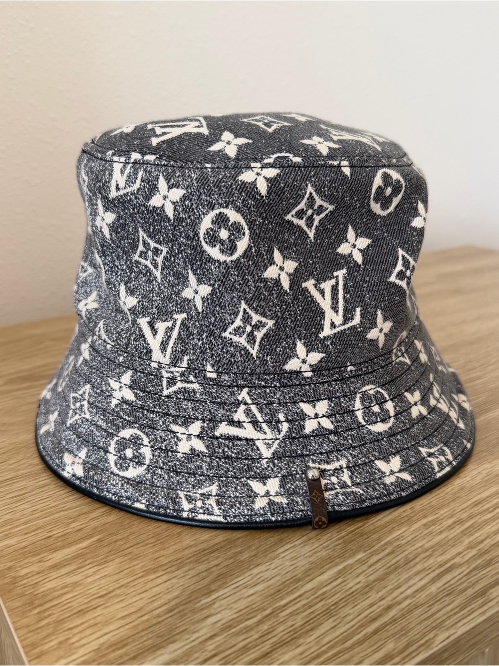 Louis Vuitton Monogram Jacquard Denim Bucket Hat M7029S